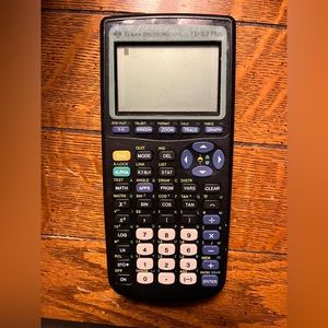 Selling a Texas instrument TI83 plus color black